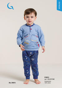PIGIAMA NEONATO M/L V10013 Tellini S.r.l. Ingrosso Abbigliamento